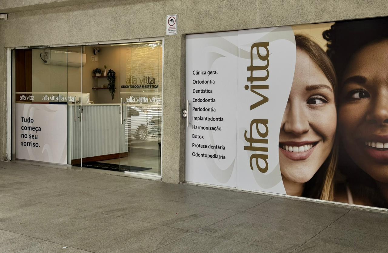 Fachada e recepção da ALFA VITTA